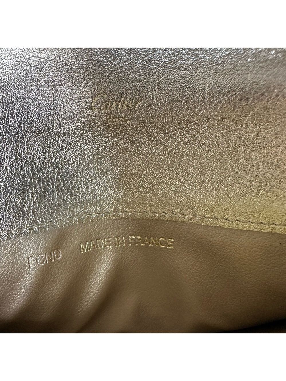 Authentic Cartier Love Collection Gold Calfskin Leather Long Wallet France Made - Picture 12 of 16